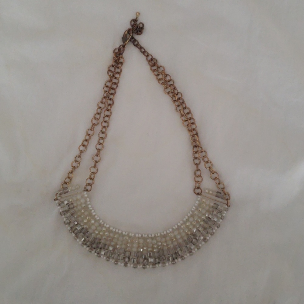 Statement necklace.